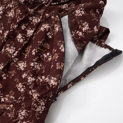 S Spring Floral Backless Slim Camisole Dress