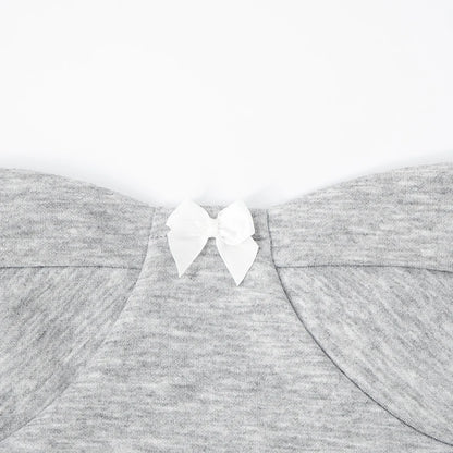 Gray Strapless Tank Top
