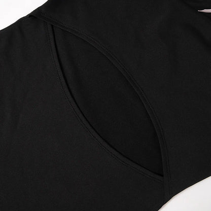 Black A-Line Mini Dress
