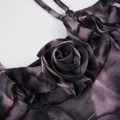 Floral Ruffles Camisole Top
