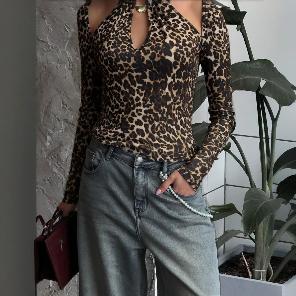 Leopard Long Sleeve Top