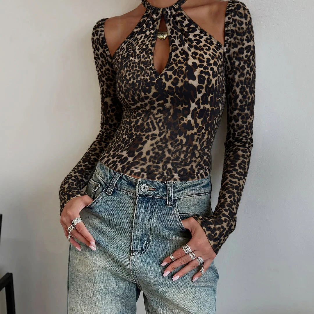 Leopard Long Sleeve Top