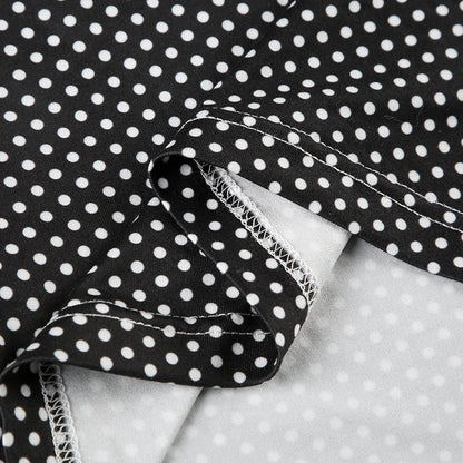 Polka Dot Bow Tie Camisole & Low Rise Shorts Set