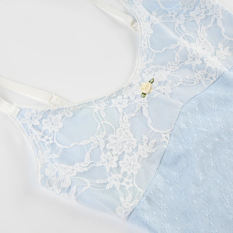 Lace Split Top
