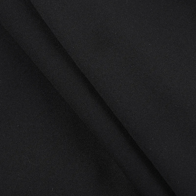 Round Neck Button Mini Dress