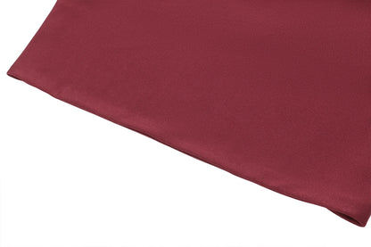 Red Satin Halter Neck Top