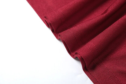 Red Backless Mini Dress