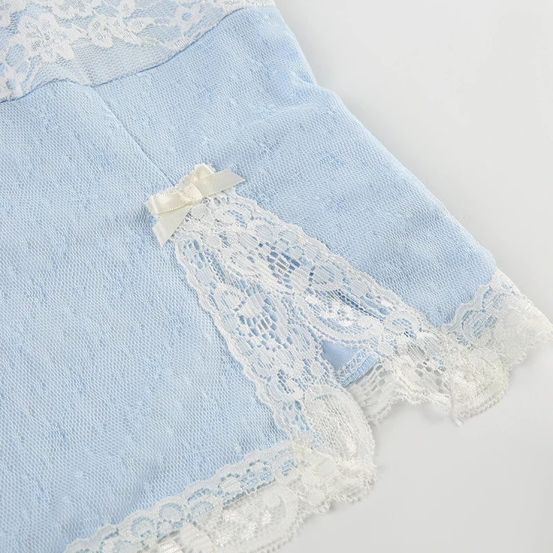 Lace Split Top