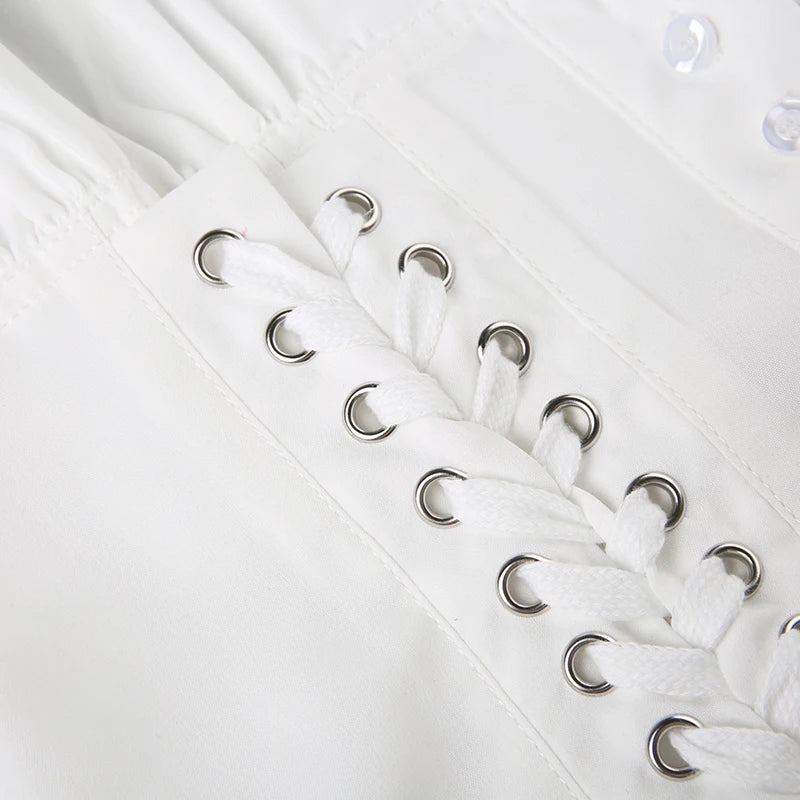 White Blouse Top