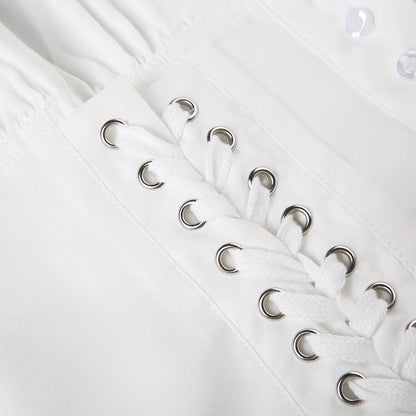 Classic White Blouse Top