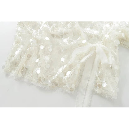 Sequin Kimono Jacket Coat for Women