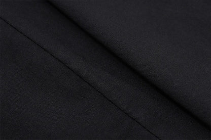 Black Pleated Mini Dress