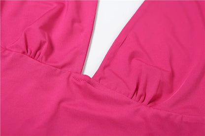 Backless Scarf Tank Top - Irregular Basic Vest
