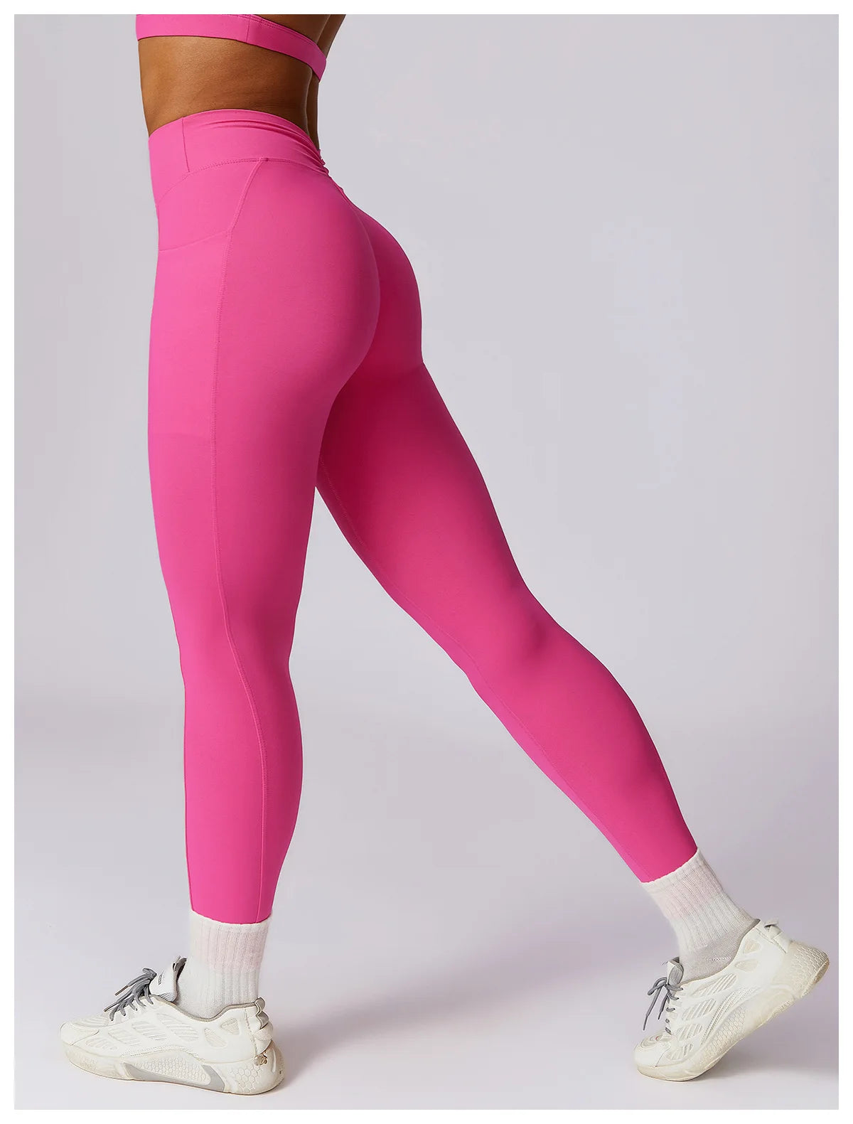 2 Pieces Tracksuit Yoga Set Workout Sports Gym Fitness Long Sleeve Crop Top High Waist Leggings Sports Suits