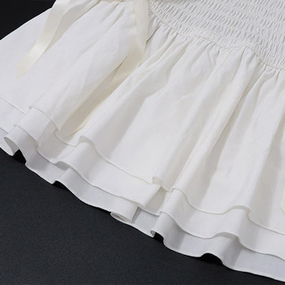 Fairycore 00s Off Shoulder Crop Top & Mini Skirt Set
