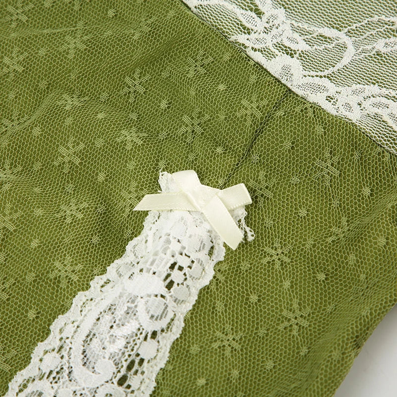 Lace Split Top
