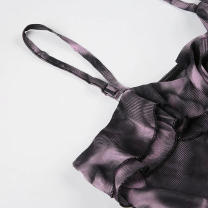 Floral Ruffles Camisole Top