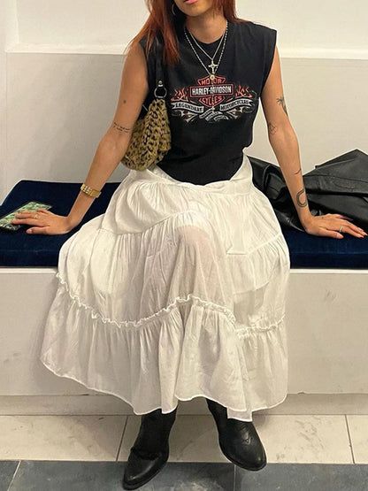 Boho A-line Skirts - Loose Bottoms for Every Occasion