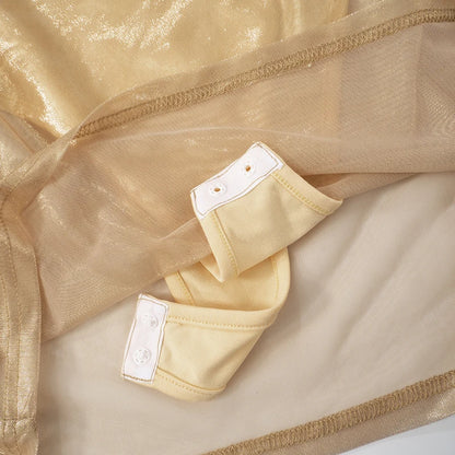 Luxury Sheer Camisole Swing Dress