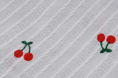 White Knitted Slim Fit Tank Top