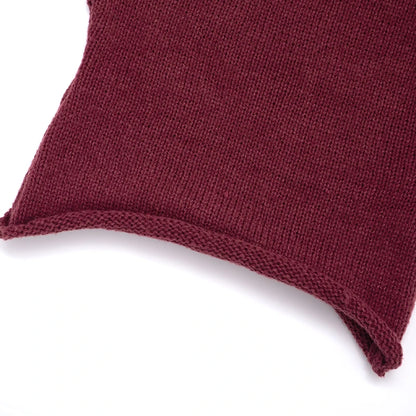 Knit Off Shoulder Slim Long Bell Sleeve Sweater