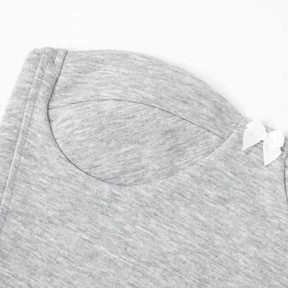 Gray Strapless Tank Top