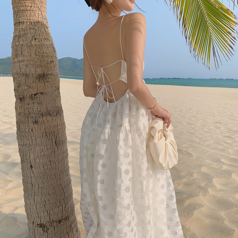 Seaside Vacation Beach Travel Photo Dress