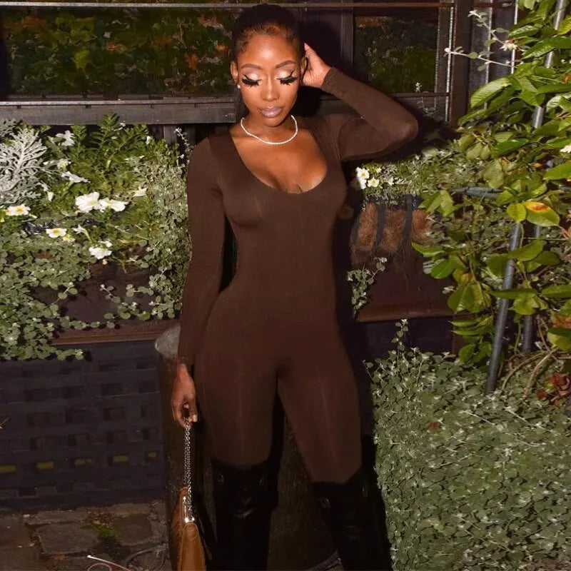 Jumpsuit Bodycon Skinny Overalls
