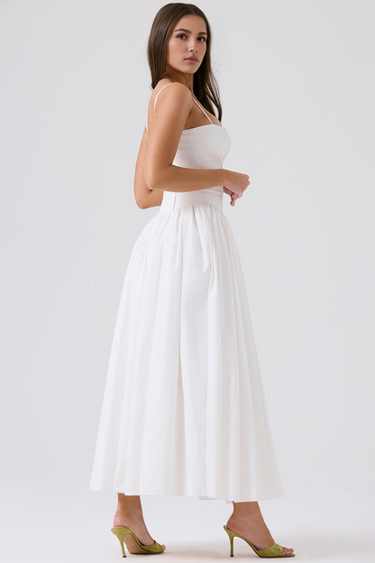 White Midi Dress