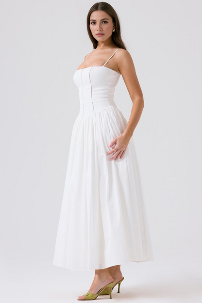 White Midi Dress