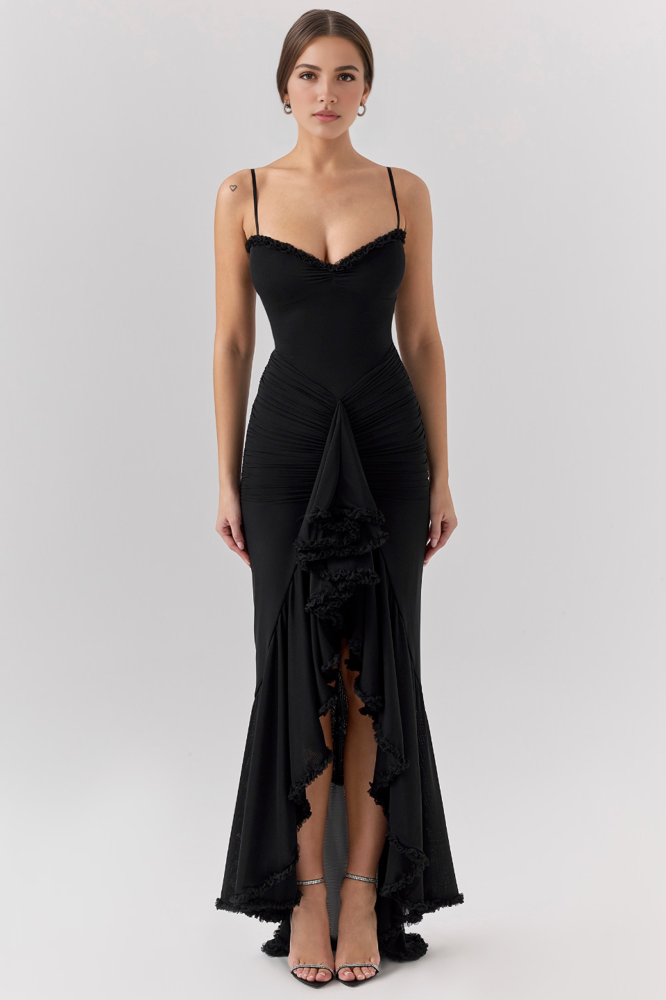 Black Bodycon Midi Dress