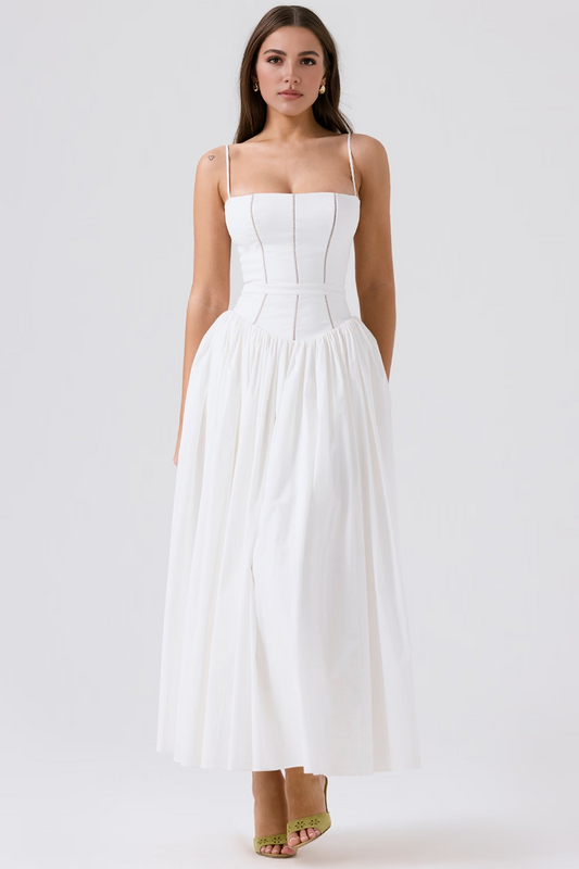 White Midi Dress