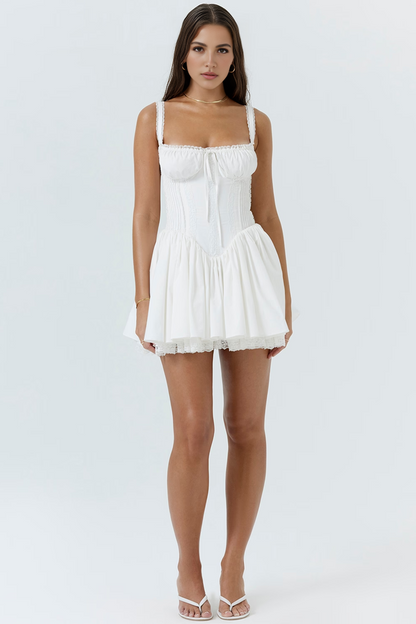 White A-Line Mini Dress