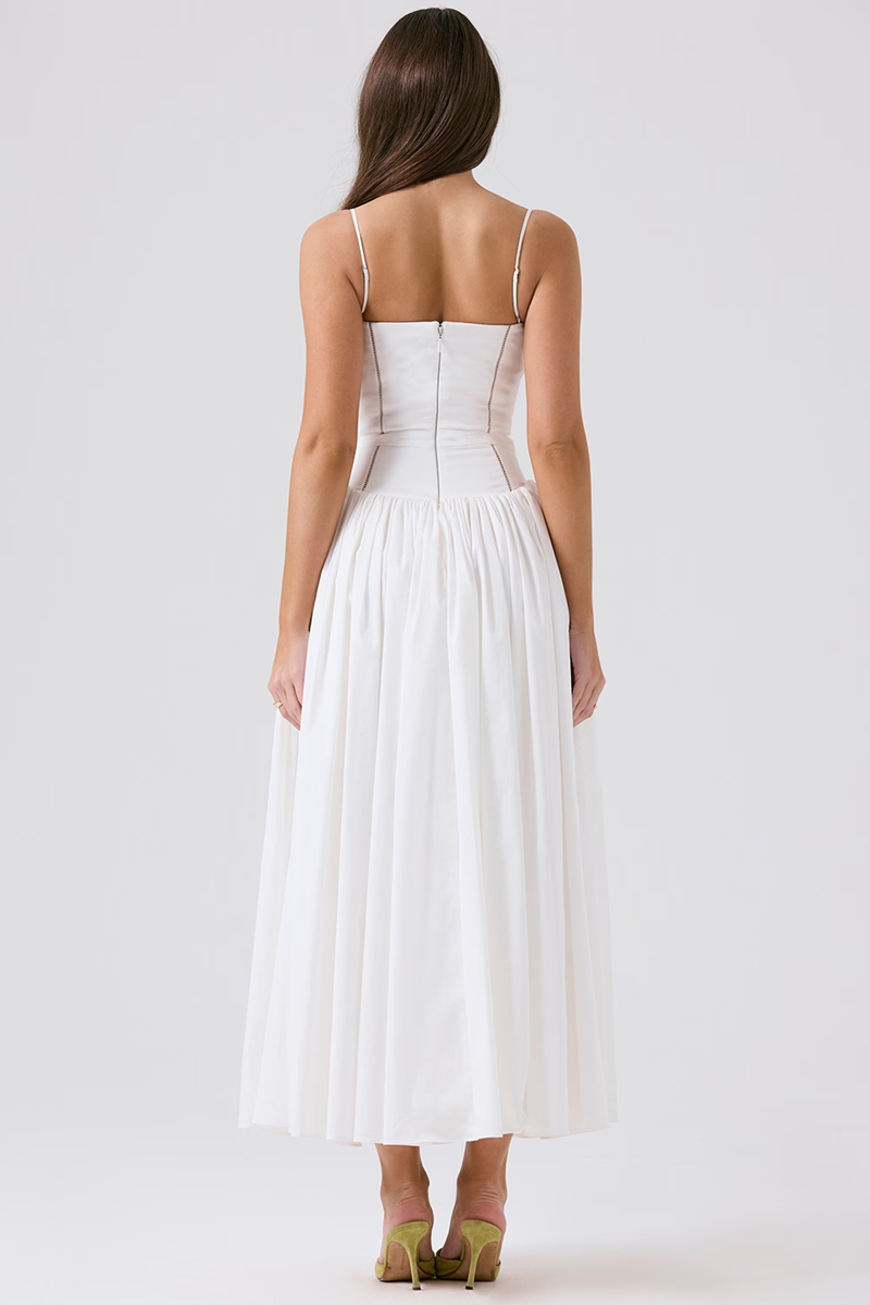 White Midi Dress