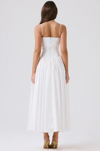 White Midi Dress